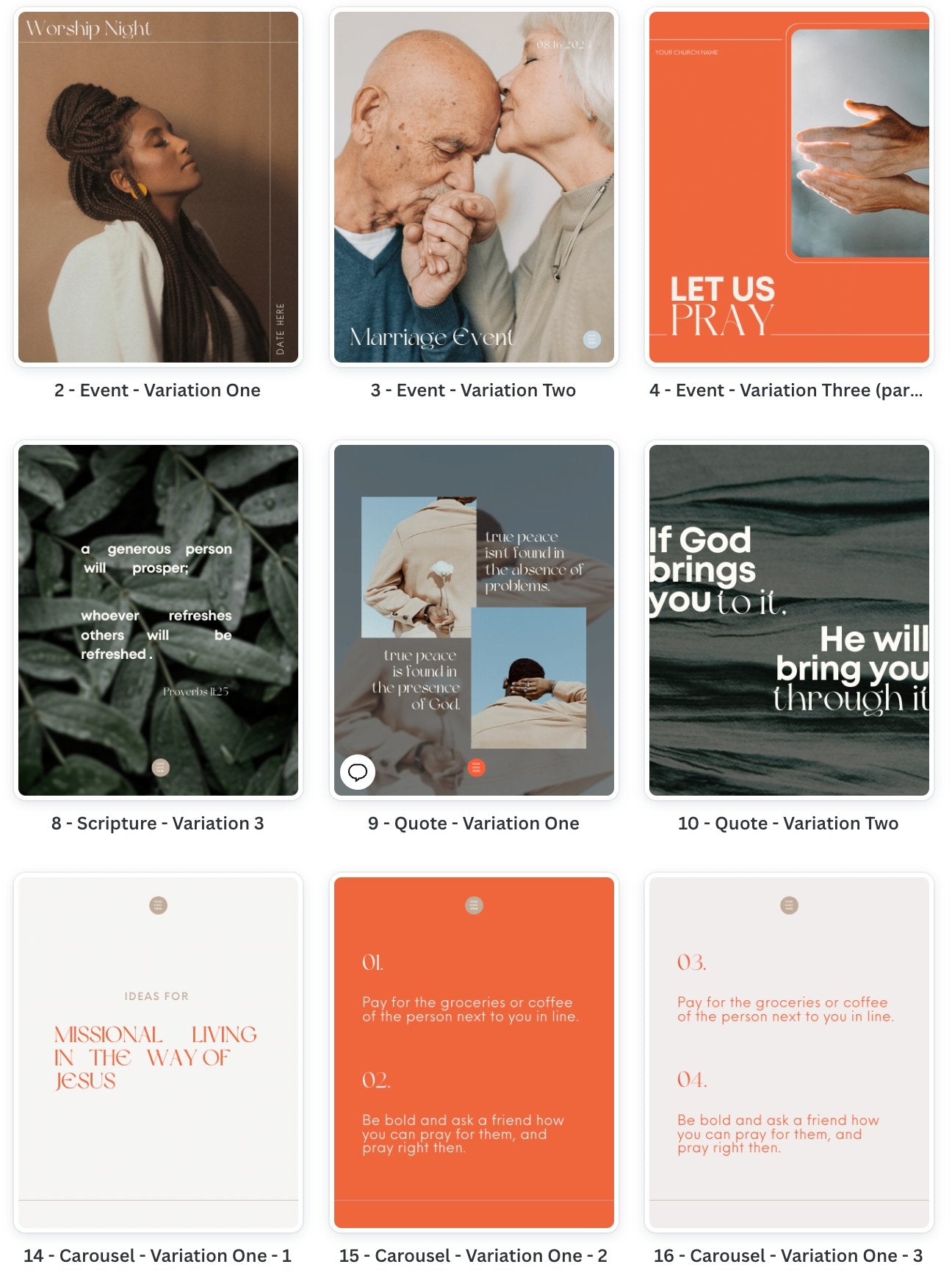 Social Media Templates: Decorative + Clean